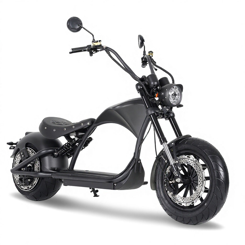 M1P 2000W 60V 30Ah Scooter Electric Citycoco Chopper Front Tire 14 Inch Rear 13 Inch