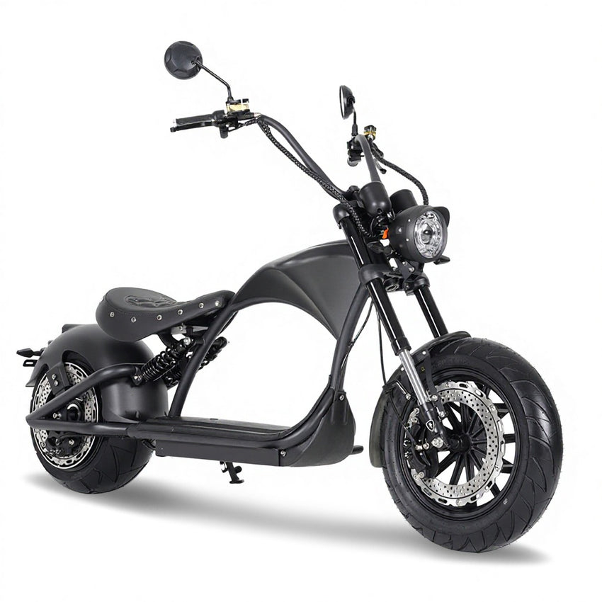 M1P 2000W 60V 30Ah Scooter Electric Citycoco Chopper Front Tire 14 Inch Rear 13 Inch