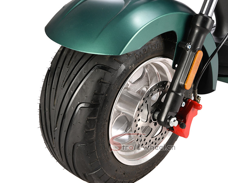 HM-3 2000W Motor 60V 20AH Battery Electric Tricycle Citycoco