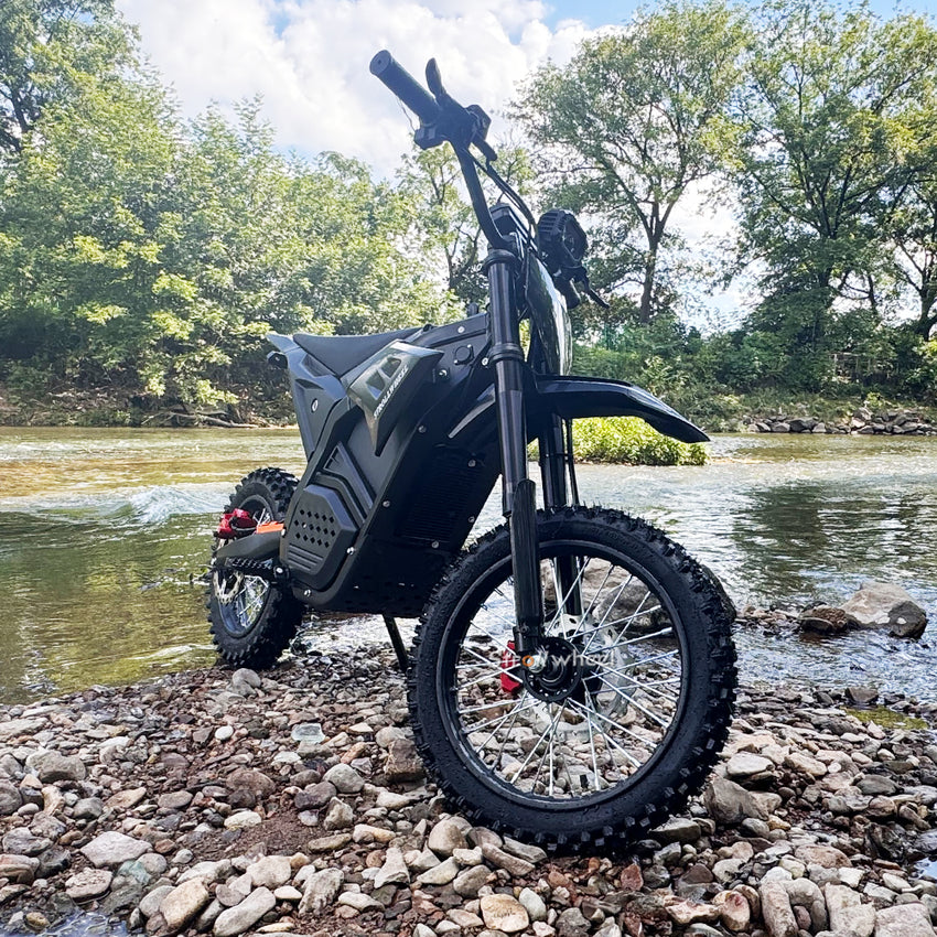 QC-Y03 Electric Youth Off Road Motorcycle 55km/h Dirt Bike