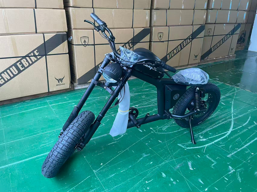 USA Warehouse FT-02 Electric Bicycle 1500W 48V 30Ah City Road Bike Fat Tire Ebike