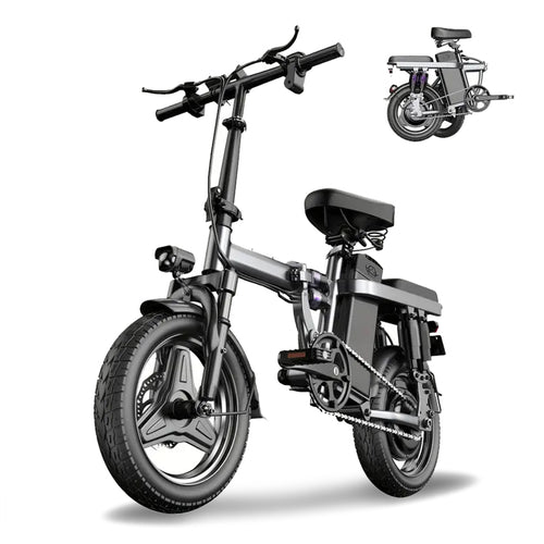 USA Warehouse 500W 48V 15Ah F12 Easy Folding Electric Bicycle