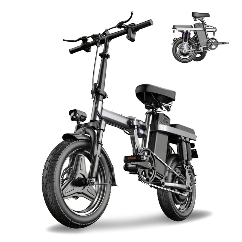 USA Warehouse 500W 48V 15Ah F12 Easy Folding Electric Bicycle