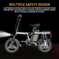 USA Warehouse 500W 48V 15Ah F12 Easy Folding Electric Bicycle