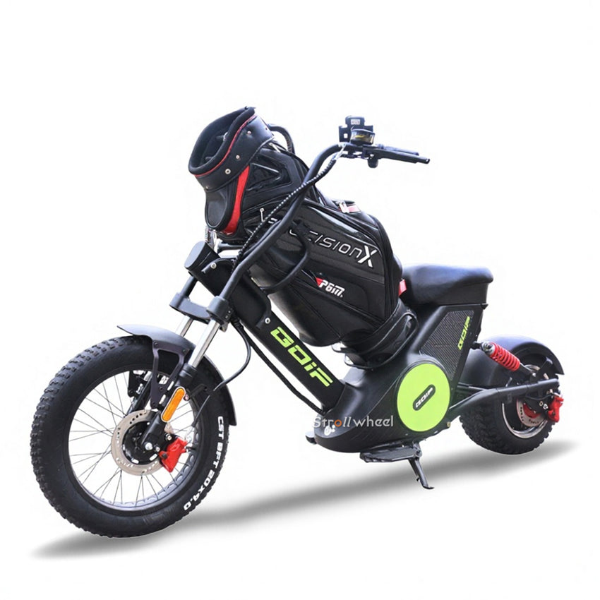 M6G Golf 2000W Electric Scooter Citycoco with Golf Bag