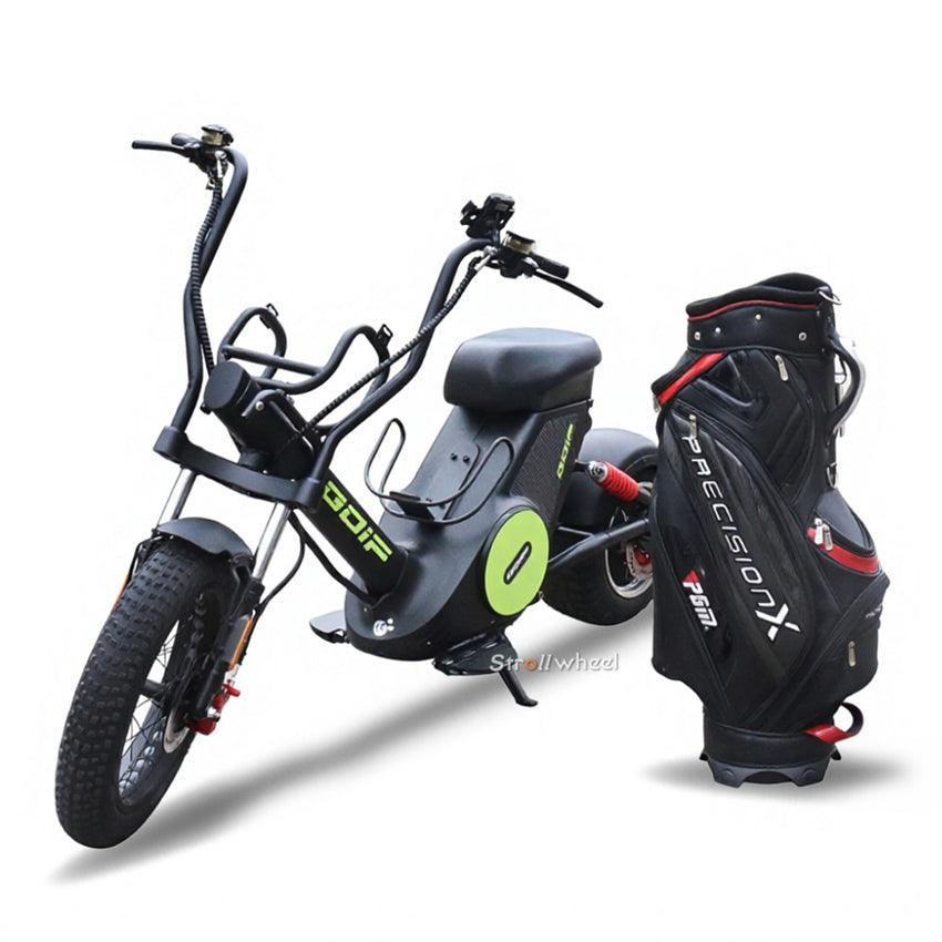 M6G Golf 2000W Electric Scooter Citycoco with Golf Bag