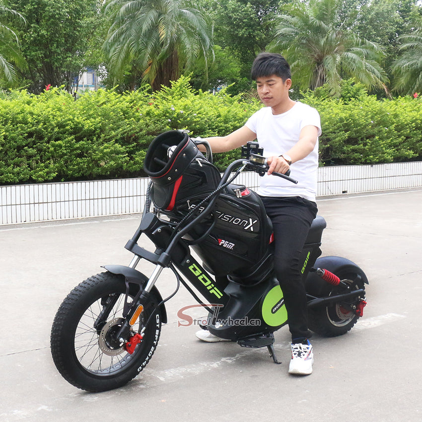 M6G Golf 2000W Electric Scooter Citycoco with Golf Bag