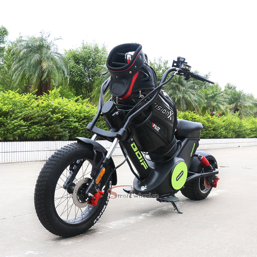 M6G Golf 2000W Electric Scooter Citycoco with Golf Bag