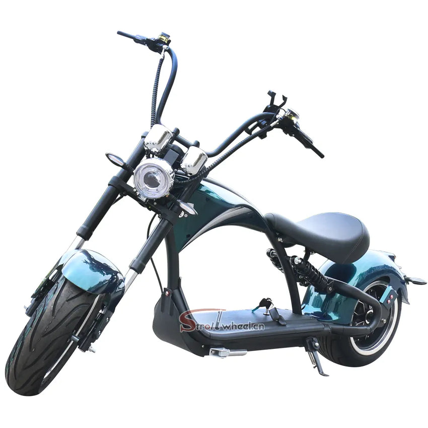 M1P 2000W Motor 30A battery with EEC COC approved electric Chopper scooter