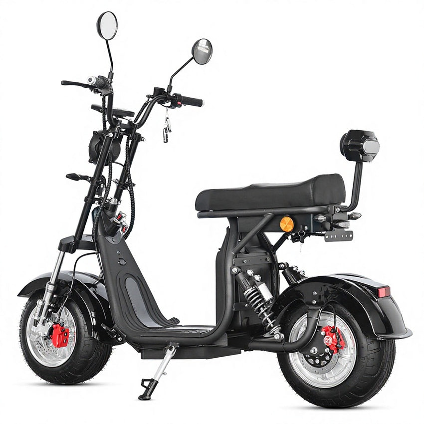 M4 Strollwheel Electric Mini Citycoco 1000W 60V 12Ah Lithium Battery Brazil Scooter