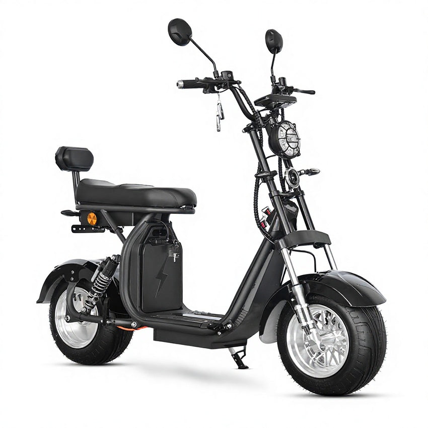 M4 Strollwheel Electric Mini Citycoco 1000W 60V 12Ah Lithium Battery Brazil Scooter