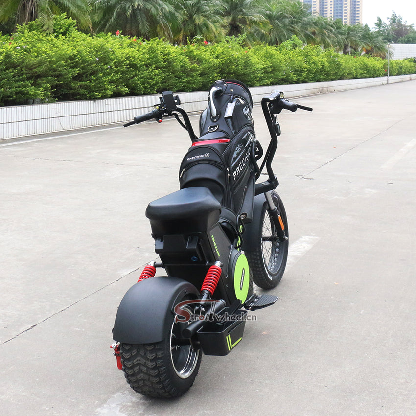 M6G Golf Strollwheel Electric Scooter Citycoco 2000W 60V 20Ah/25Ah Battery with Golf Bag