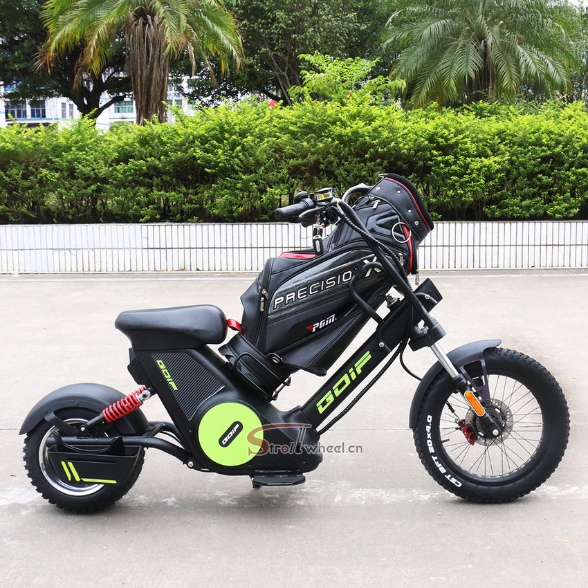 M6G Golf Strollwheel Electric Scooter Citycoco 2000W 60V 20Ah/25Ah Battery with Golf Bag