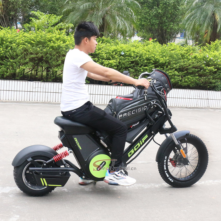 M6G Golf Strollwheel Electric Scooter Citycoco 2000W 60V 20Ah/25Ah Battery with Golf Bag