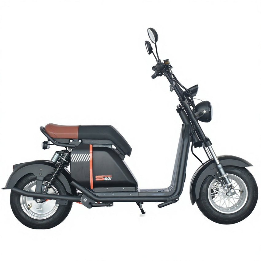 M6 Long Range 2000W Lithium Battery Electric Scooter Two-Wheel Citycoco Adult Scooter for Brazil Market