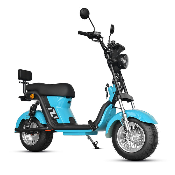 M8 Pro Electric Scooter Chopper Fat Tire Two Wheel Citycoco Electric Motorcycle for Brazil
