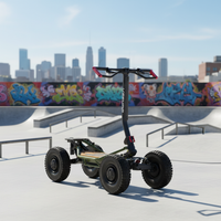 4WD Electric Mini ATV Mountain Adult Quad Bikes Four Wheel 6400W 60V 40Ah Mini ATV for Hunting