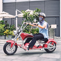 M1PS Mangosteen Electric Citycoco Chopper Electric Motorcycle