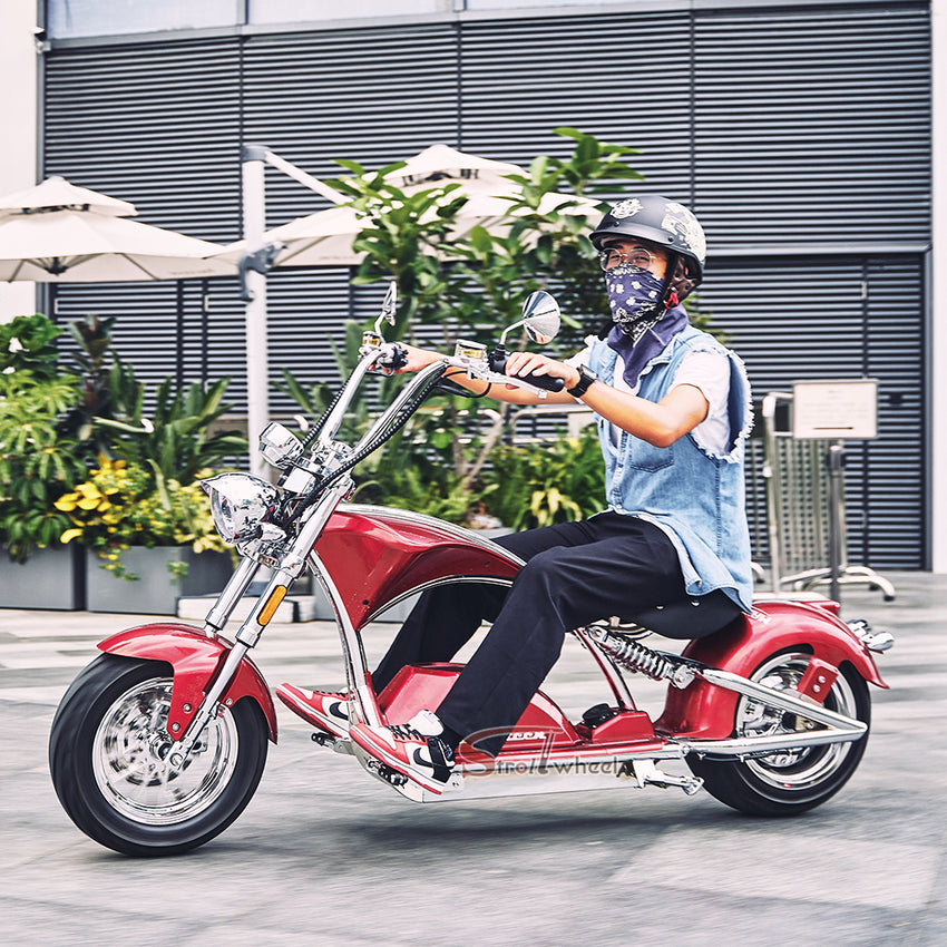 M1PS Mangosteen Electric Citycoco Chopper Electric Motorcycle