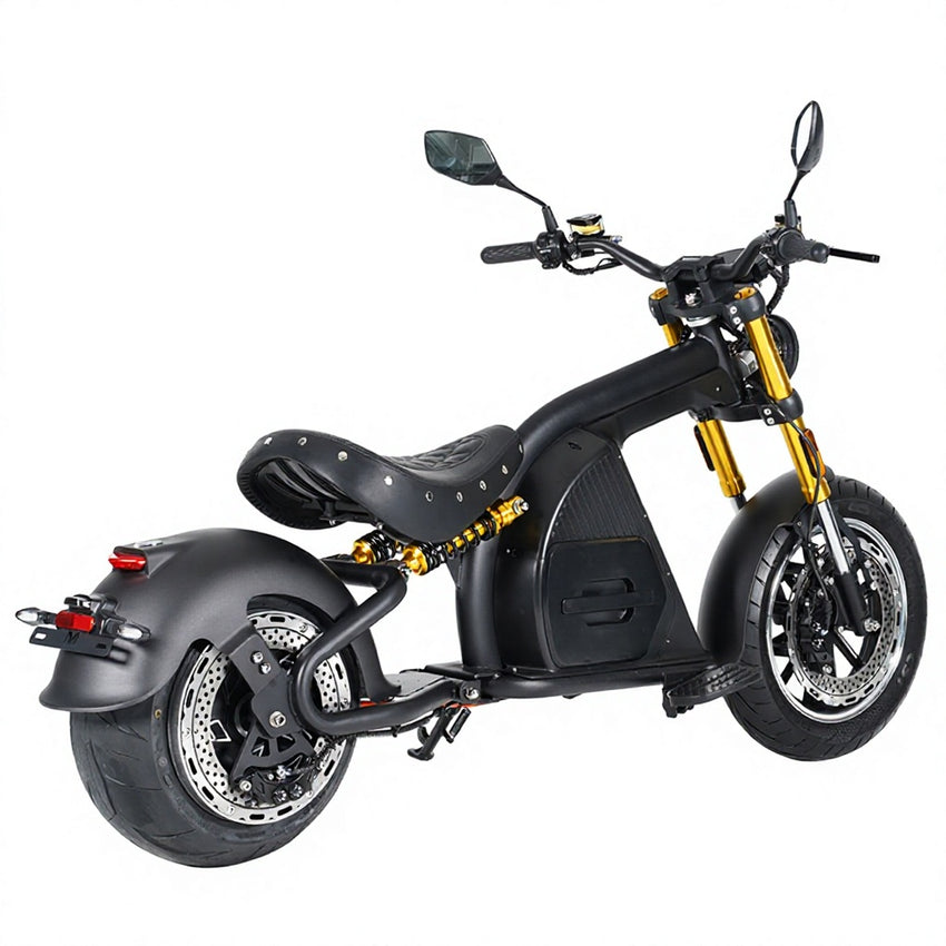 EU Stock Mangosteen M8S 2 Wheel 4000W 72V 35AH Battery Citycoco Chopper Max Speed 80km/h