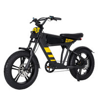 USA Warehouse Mangosteen FT03 750W 48V 18.2Ah Electric City Fat Tire Bike