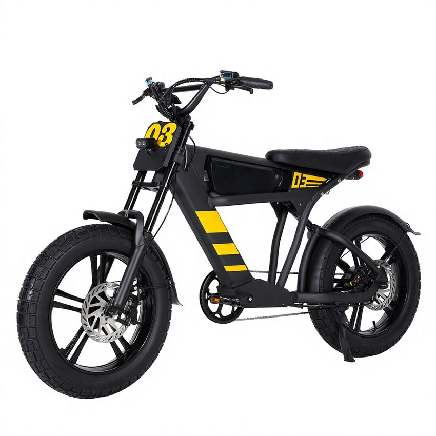 USA Warehouse Mangosteen FT03 750W 48V 18.2Ah Electric City Fat Tire Bike