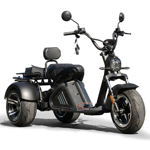 M2 Mangosteen Tricycle EEC COC Electric Chopper Scooter Citycoco