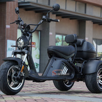 M2 Mangosteen Tricycle EEC COC Electric Chopper Scooter Citycoco