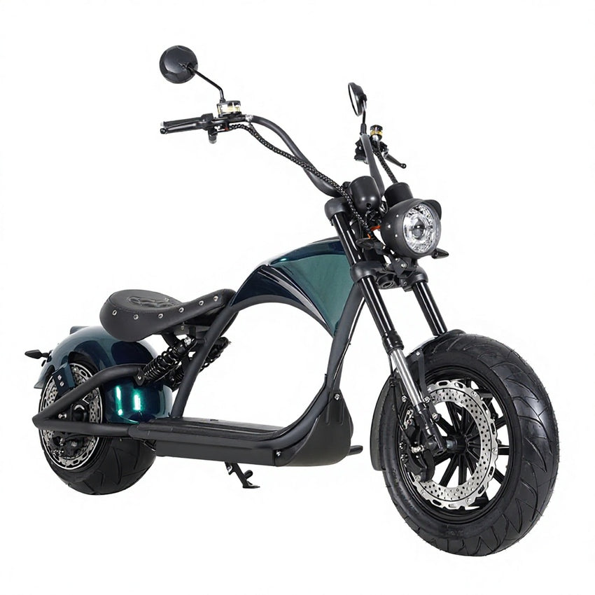 Germany Warehouse M1P 2000W 60V 30Ah Scooter Electric Citycoco Chopper Front Tire 14 Inch Rear 13 Inch