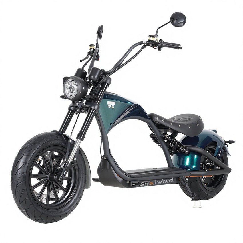 Germany Warehouse M1P 2000W 60V 30Ah Scooter Electric Citycoco Chopper Front Tire 14 Inch Rear 13 Inch