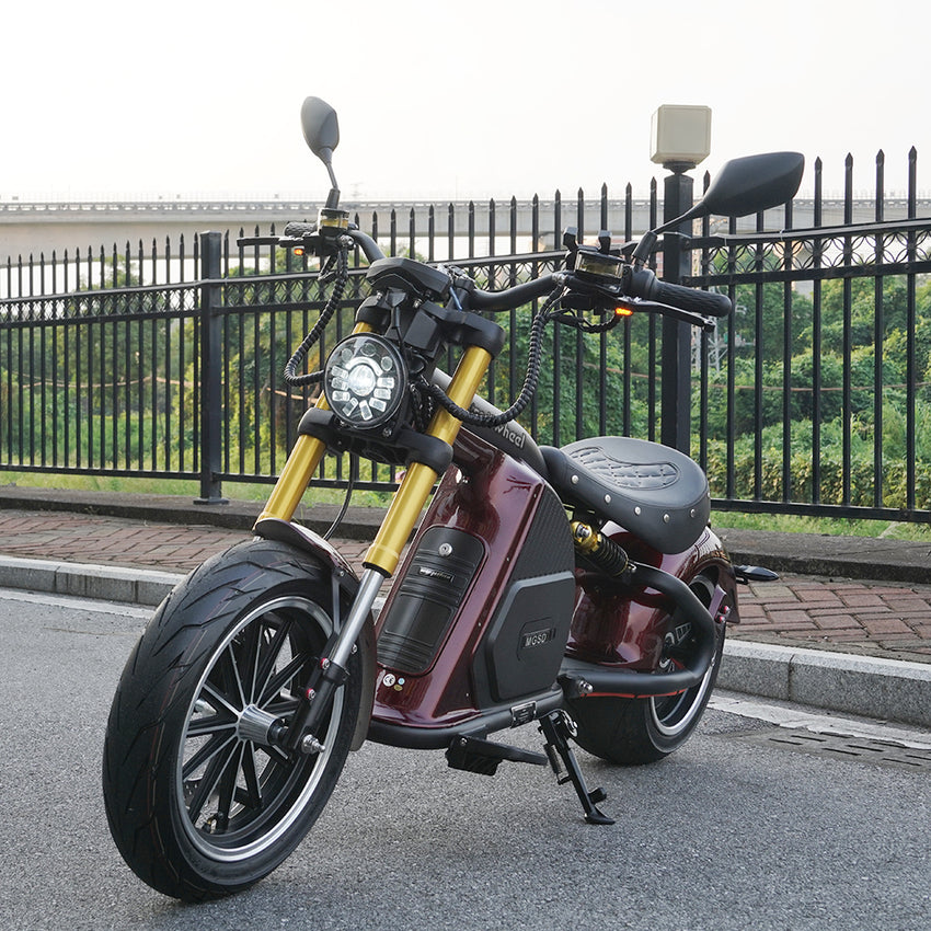 EU Stock Mangosteen M8S 2 Wheel 4000W 72V 35AH Battery Citycoco Chopper Max Speed 80km/h