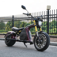 EU Stock Mangosteen M8S 2 Wheel 4000W 72V 35AH Battery Citycoco Chopper Max Speed 80km/h