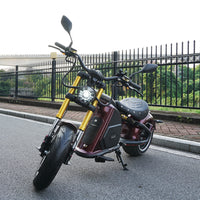 EU Stock Mangosteen M8S 2 Wheel 4000W 72V 35AH Battery Citycoco Chopper Max Speed 80km/h