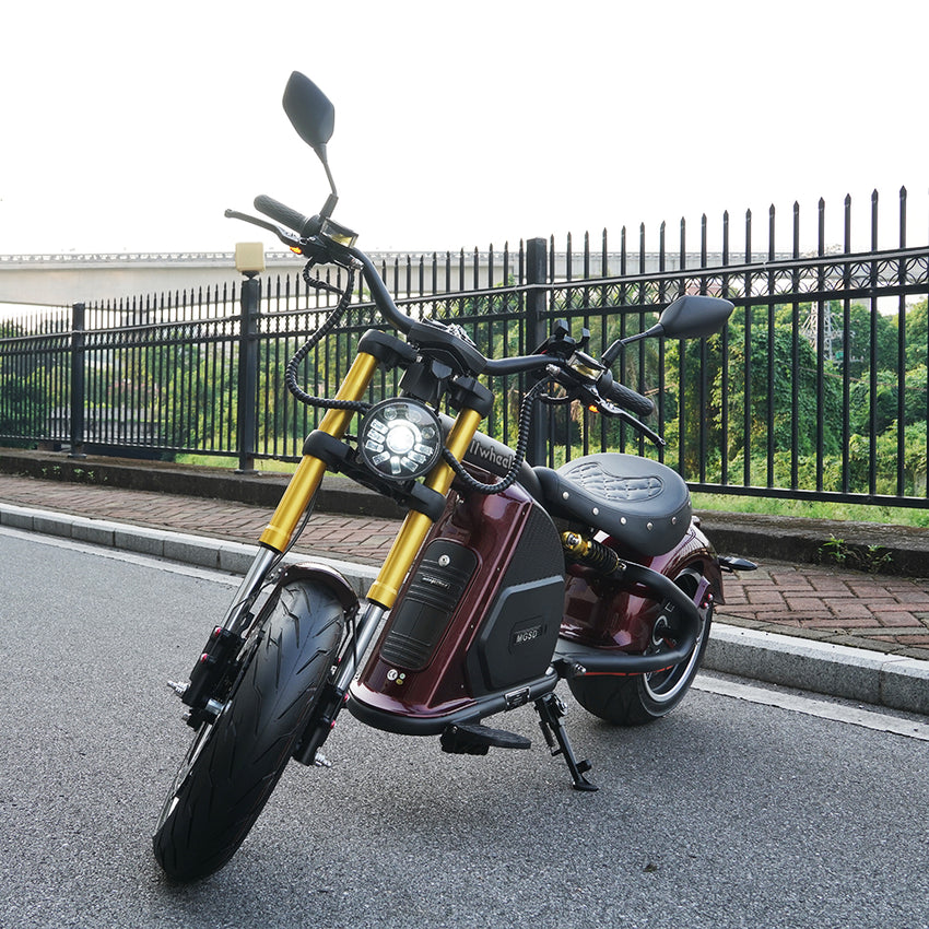 EU Stock Mangosteen M8S 2 Wheel 4000W 72V 35AH Battery Citycoco Chopper Max Speed 80km/h