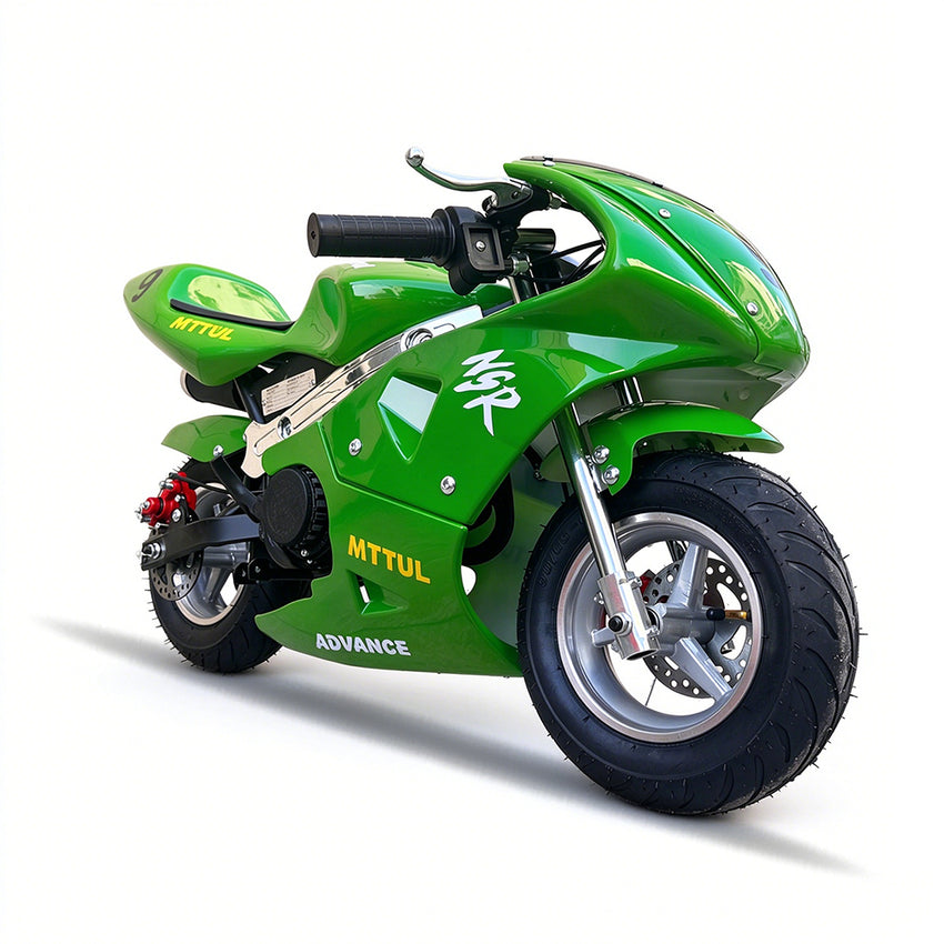 PB201-49CC Mini Dirt Bikes 4-stroke Mini Pocket Bike Motorcycle Moto Bike for Kids