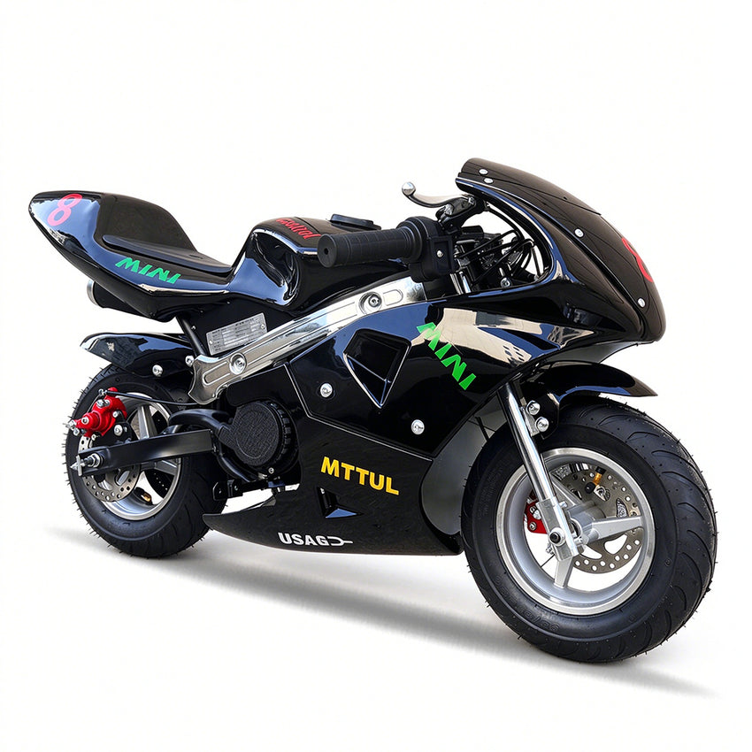 PB201-49CC Mini Dirt Bikes 4-stroke Mini Pocket Bike Motorcycle Moto Bike for Kids