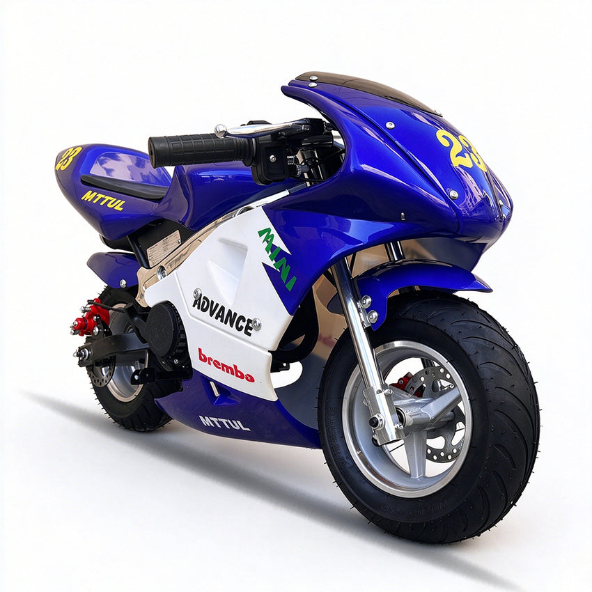 PB201-49CC Mini Dirt Bikes 4-stroke Mini Pocket Bike Motorcycle Moto Bike for Kids