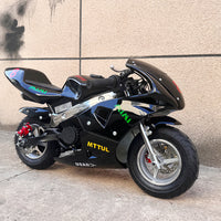 PB201-49CC Mini Dirt Bikes 4-stroke Mini Pocket Bike Motorcycle Moto Bike for Kids
