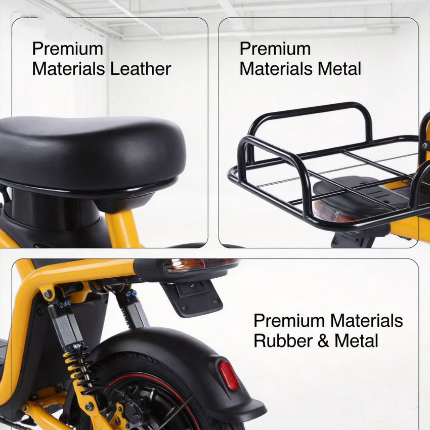 S1 Electric Motorcycle 800W 48V/60V E-bike Moped Bicycle