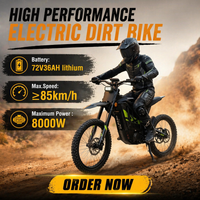 New Arrival Surron Ultra Bee Black Edition 2026 Sur Ron Surround 72V 10KW SHANSU Electric Dirt Bike