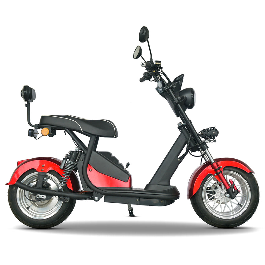 M5(X16) Strollwheel Citycoco Scooter 2 Wheel Mini Chopper with 2000W 60V 12AH Battery