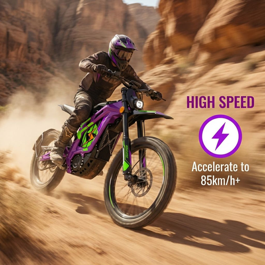 SHANSU Modern 4000W Motor Power Electric Dirt Bike New Style Fashion 72V Battery Two-Wheeler Electric Motorcycle for Adults