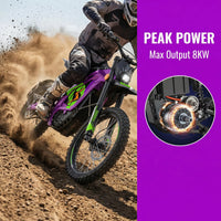 SHANSU Modern 4000W Motor Power Electric Dirt Bike New Style Fashion 72V Battery Two-Wheeler Electric Motorcycle for Adults