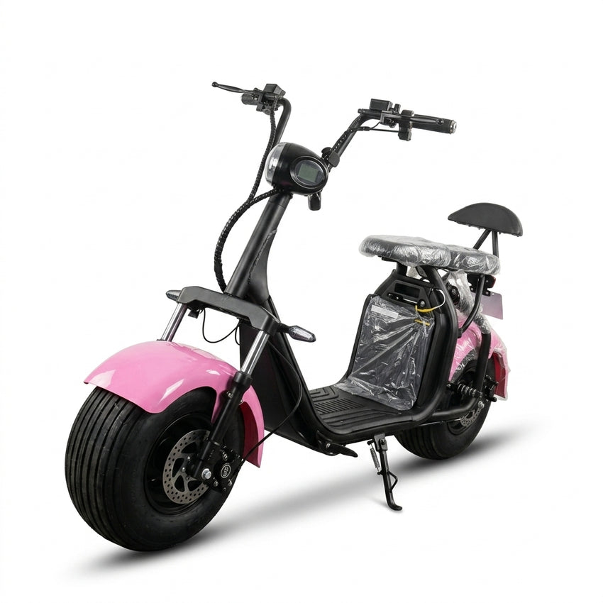 M2 Electric Citycoco Scooter 1000W 60V12Ah/20Ah/25Ah for Brazil Market