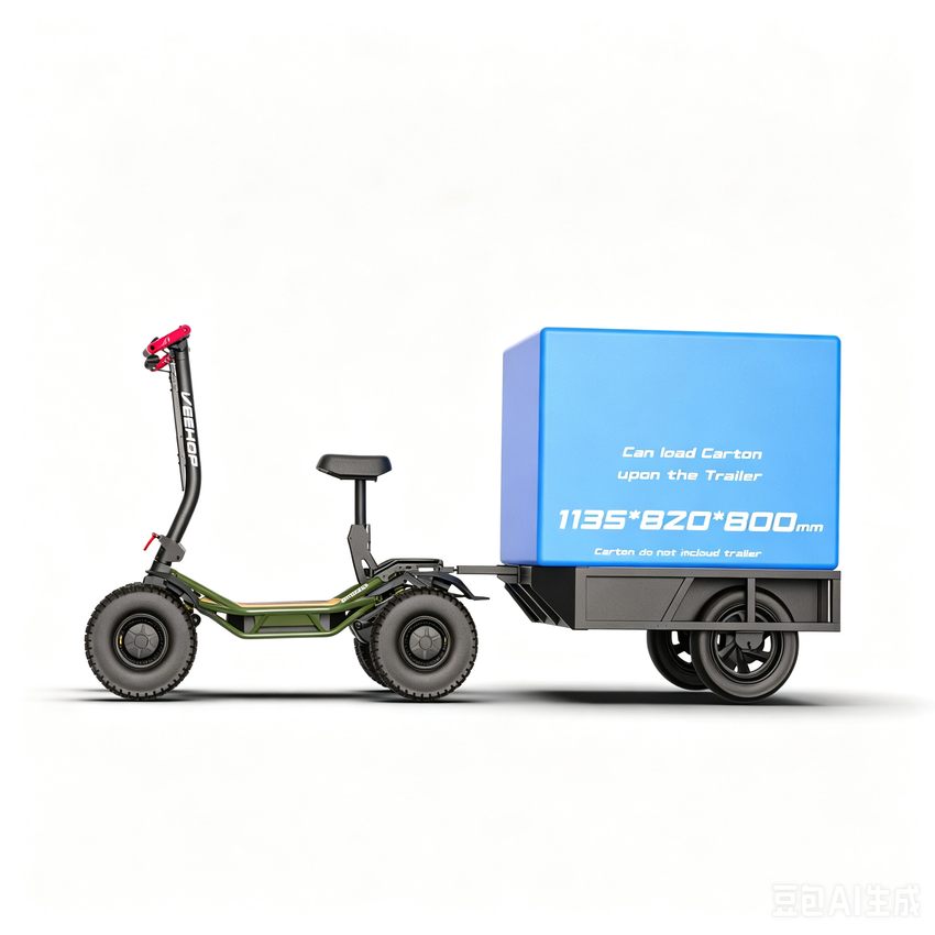 Utility Trailer for Veehop Electric ATV