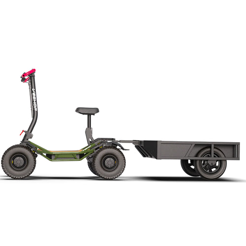 Veehop Powerful Electric 4WD/2WD ATV Scooter with Trailer
