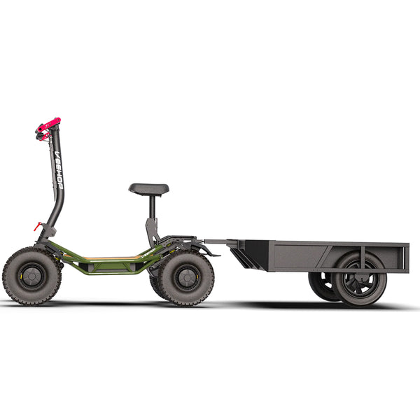 Veehop Powerful Electric 4WD/2WD ATV Scooter with Trailer