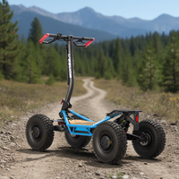 VEEHOP Electric Mini ATV E-Scooter 4 Wheel MINI ATV with Cooler Box