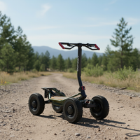 VEEHOP Electric Mini ATV E-Scooter 4 Wheel MINI ATV with Cooler Box