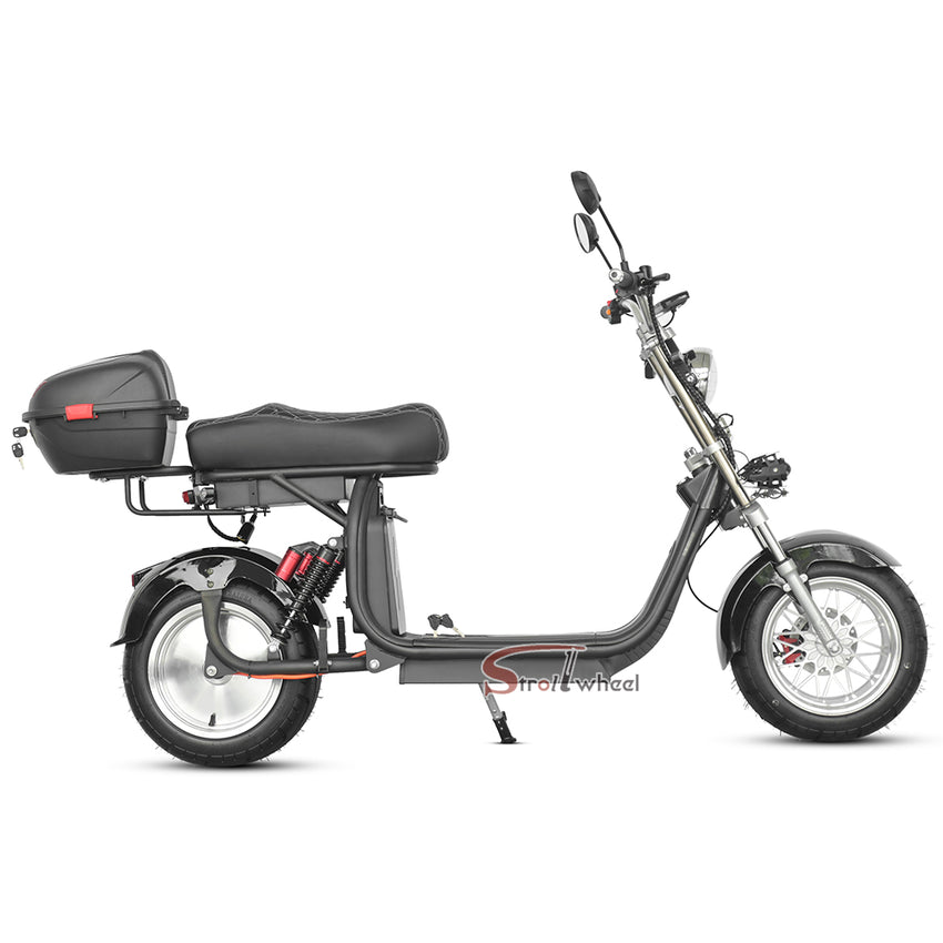 X12 Two Wheel Electric Scooter 2000W 60V 20Ah Removable Battery 12 Inch Alloy Wheel Citycoco